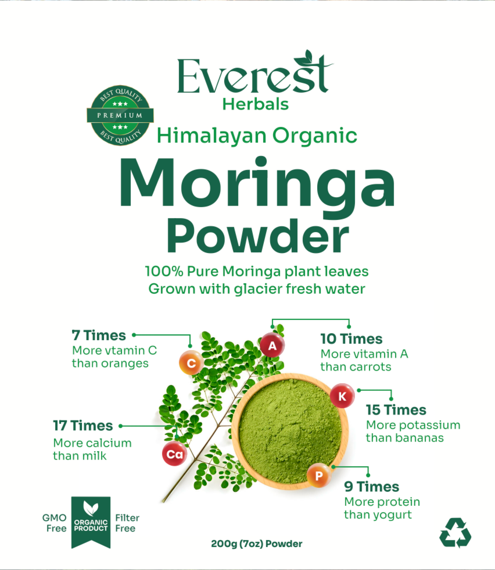 Thumbnail 2 for Organic Moringa Powder