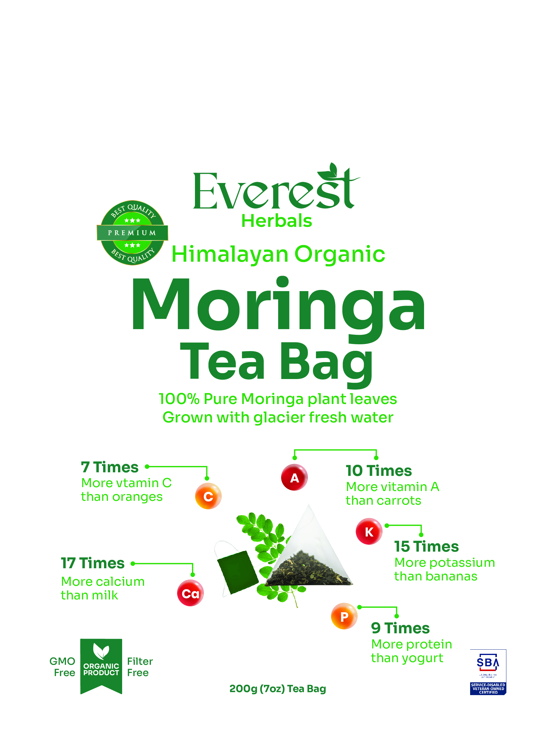 Thumbnail 4 for Organic Moringa Powder